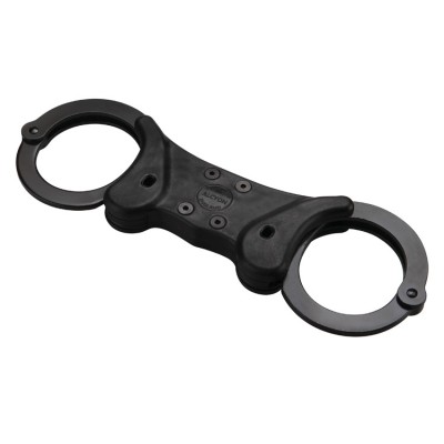 GRILLETE ALCYON “SPEEDCUFF BLACK” RIGIDOS DOBLE CERRADURA PAVONADO