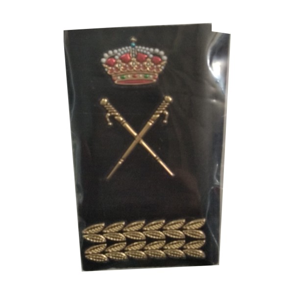 HOMBRERA EN PVC EFECTO METALICO COMISARIO GENERAL Y JEFE DIVISION POLICIA NACIONAL
