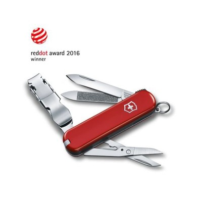 NAVAJA SUIZA VICTORINOX MULTIUSOS NAIL CLIP 580 ROJA