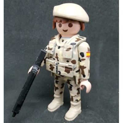 PLAYMOBIL SOLDADO AIRE CON BOINA