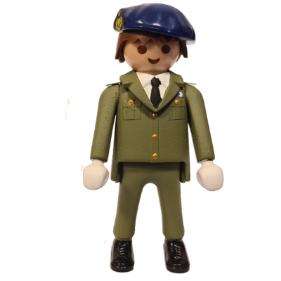 PLAYMOBIL FAMET EJÉRCITO DE TIERRA TRAJE BONITO