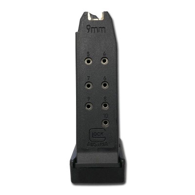 CARGADOR PARA GLOCK 26 DE 10 CARTUCHOS + 2