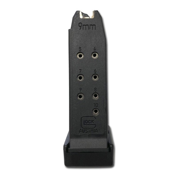CARGADOR PARA GLOCK 26 DE 10 CARTUCHOS + 2