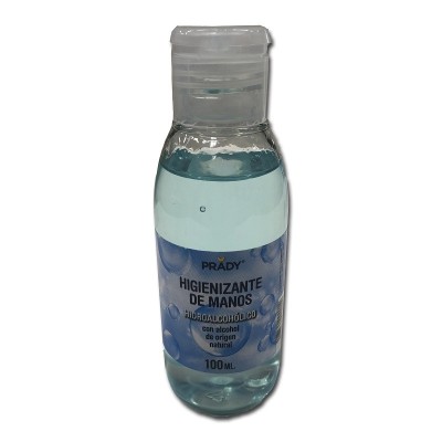 GEL HIDROALCOHOLICO DE MANOS, BOTE DE 100 ML.