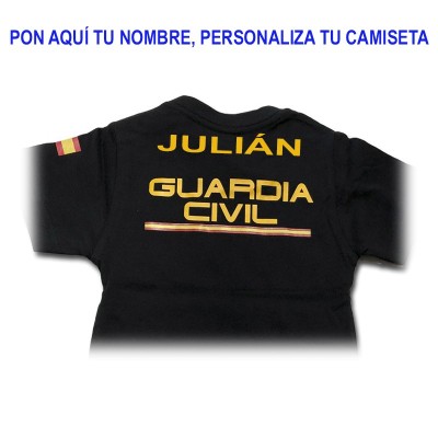 CAMISETA ALGODON DE COLOR NEGRO TALLA NIÑOS