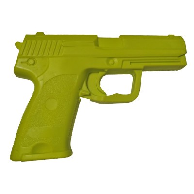 PISTOLA DE ENTRENAMIENTO GOMA DURA BERETTA 92FS, COLOR AMARILLO