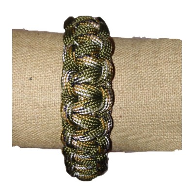 PULSERA PARACORD BLANCO AMARILLO BANDERA ESPAÑA