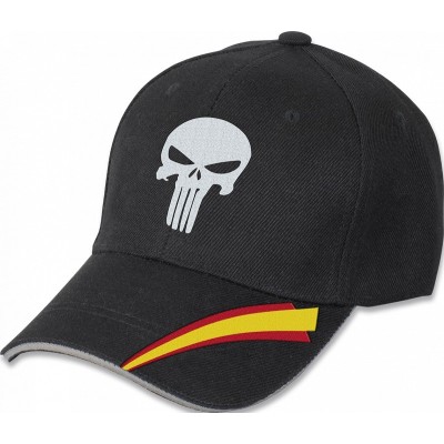GORRA CALAVERA COLOR NEGRO
