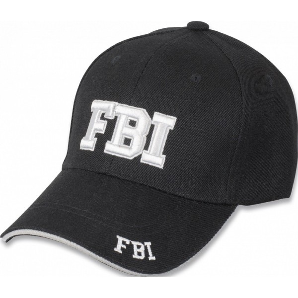 GORRA FBI COLOR NEGRO
