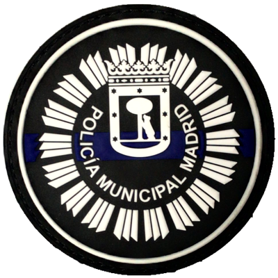 PARCHE POLICIA MUNICIAL MADRID “LA DELGADA LINEA AZUL”