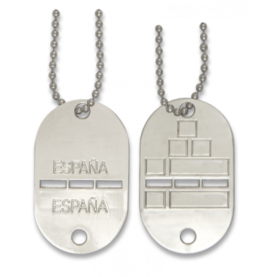 CHAPA IDENTIFICACION ESPAÑOLA