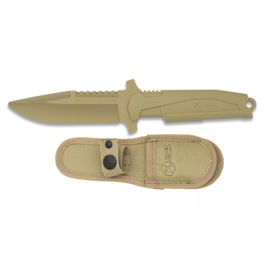 CUCHILLO DE ENTRENAMIENTO K25 TAN (ARIDO)