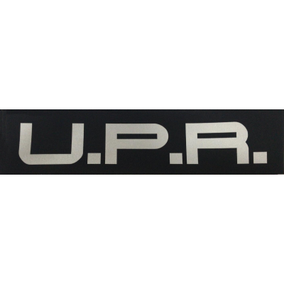 PARCHE ROTULO REFLECTANTE CON VELCRO UPR 26 X 6 CMS