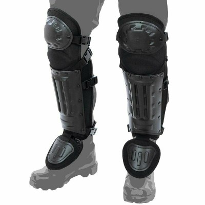 PROTECTOR RIGIDO ANTI-TRAUMA PARA RODILLA, ESPINILLA Y EMPEINE (1 PAR)