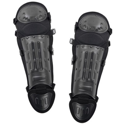 PROTECTOR RIGIDO ANTI-TRAUMA PARA RODILLA, ESPINILLA Y EMPEINE (1 PAR)