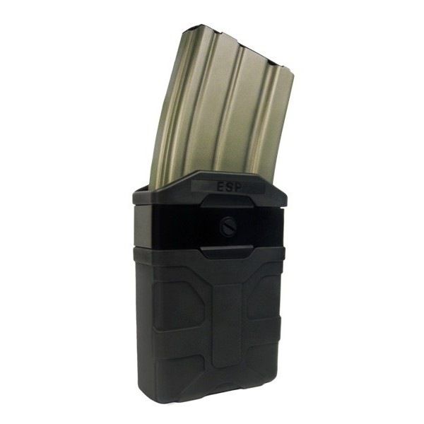 PORTACARGADOR PALA 5,56MM (AR-15 / M16 / M4) POLIMERO UNIVERSAL NEGRO ESP