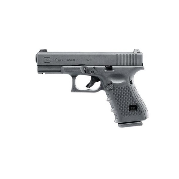 PISTOLA ENTRENAMIENTO AIRSOFT GLOCK 19 GEN 4, CON BLOWBACK, 6MM BB