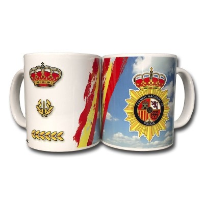 TAZA ESCUDO POLICIA NACIONAL - INSPECTOR