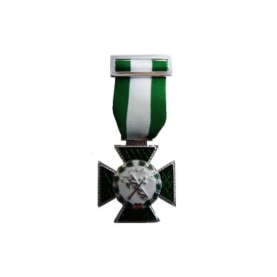 ORDEN DEL MERITO DISTINTIVO BLANCO GUARDIA CIVIL ZAMAK