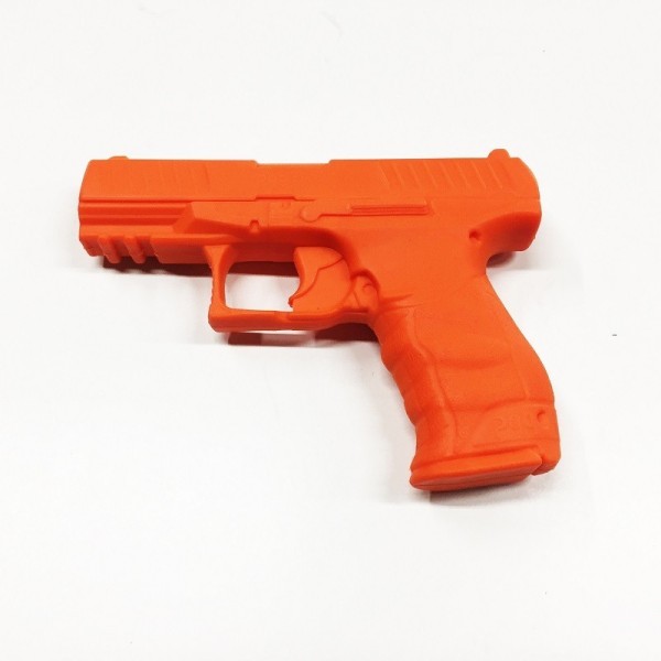 PISTOLA DE ENTRENAMIENTO GOMA DURA WALTHER P99Q, COLOR NARANJA
