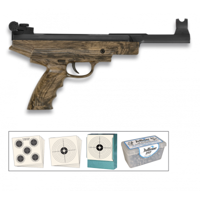KIT PISTOLA AIRE COMPRIMIDO MOD.25 MW 4.5MM