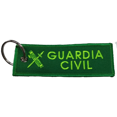 LLAVERO MICRO BORDADO CINTA GUARDIA CIVIL SERVICIO MARITIMO