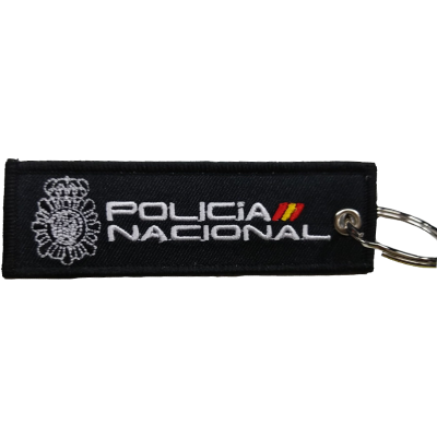 LLAVERO MICRO BORDADO CINTA CNP INSPECTOR