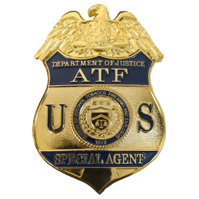 PLACA USA AGENTE ESPECIAL ATF