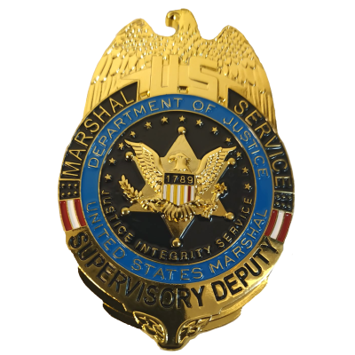PLACA USA SUPERVISOR ADJUNTO US MARSHAL