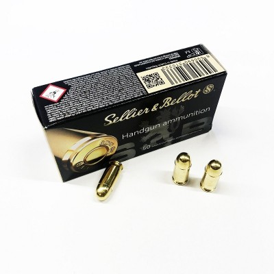 MUNICION SELLIER BELLOT 380 AUTO, 9 CORTO BLINDADA