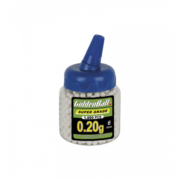 BIBERON BOLAS AIRSOFT BB GOLDENBALL 1000 BOLAS 0.20G
