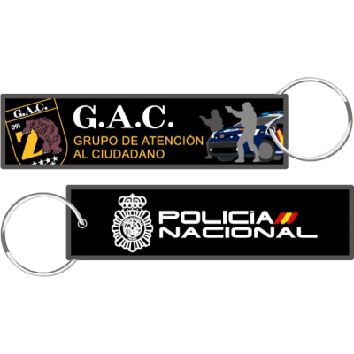 LLAVERO MICRO BORDADO G.A.C
