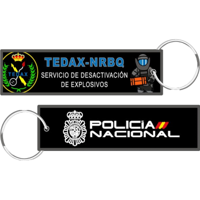 LLAVERO MICRO BORDADO TEDAX-NRBQ