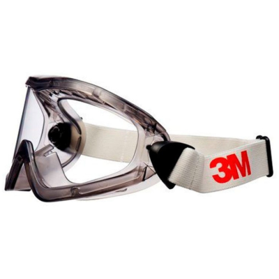 GAFAS PANORÁMICAS DE SEGURIDAD 3M 2890S, ANTI-EMPAÑAMIENTO, PROTECCIÓN UV, RESISTENTE A RAYADURAS