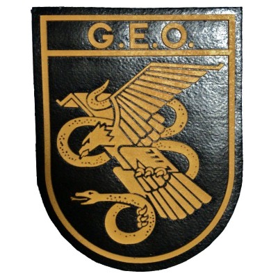 PARCHE DE BRAZO PVC POLICIA - GEO