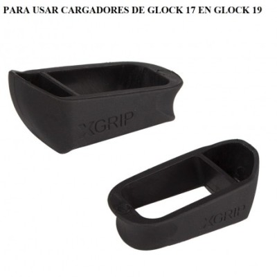 ADAPTADOR XGRIP CARGADOR GLOCK 17 PARA GLOCK 19