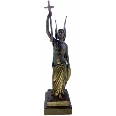 ESCULTURA ANGEL CUSTODIO
