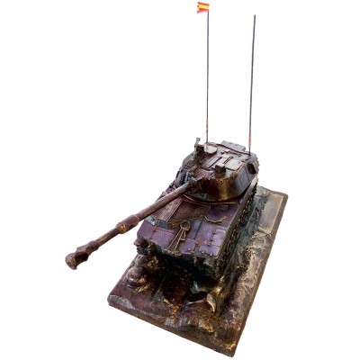 ESCULTURA CAÑON AUTOPROPULSADO M-109
