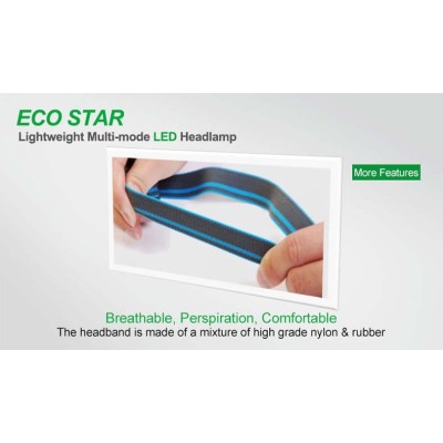 LINTERNA COLOR NEGRO ECO STAR  NEXTORCH 48 LM Y LUZ ROJA