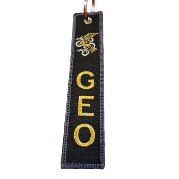LLAVERO MICRO BORDADO GEO