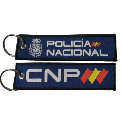 COLECCION LLAVEROS MICRO BORDADOS ESPECIALIDADES POLICIA NACIONAL