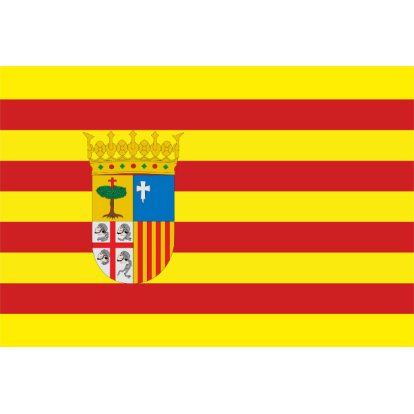 BANDERA COMUNIDAD DE ARAGON (EXTERIOR)