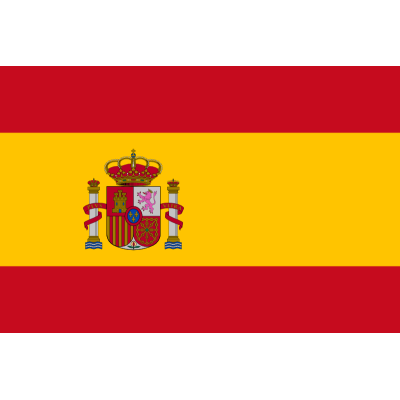 BANDERA ESPAÑA CON ESCUDO CONSTITUCIONAL (EXTERIOR)