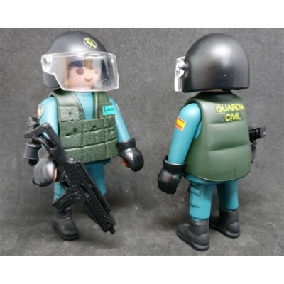 PLAYMOBIL GUARDIA CIVIL GRUPO U.E.I (UNIDAD ESPECIAL INTERVENCION)