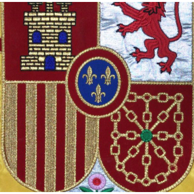 BANDERA ESPAÑA CON ESCUDO CONSTITUCIONAL (DESPACHO)