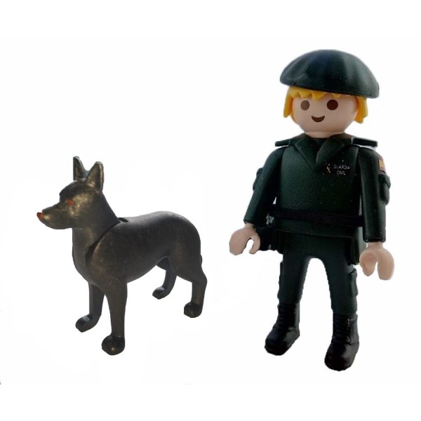 PLAYMOBIL GUARDIA CIVIL UNIDAD CANINA HOMBRE