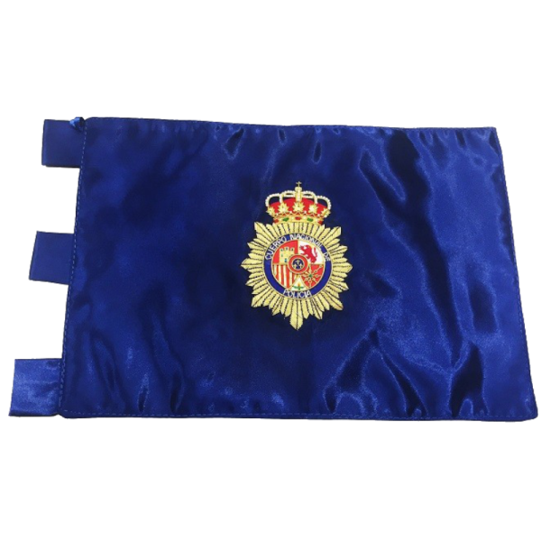 BANDERA POLICIA NACIONAL (SOBREMESA) BORDADA