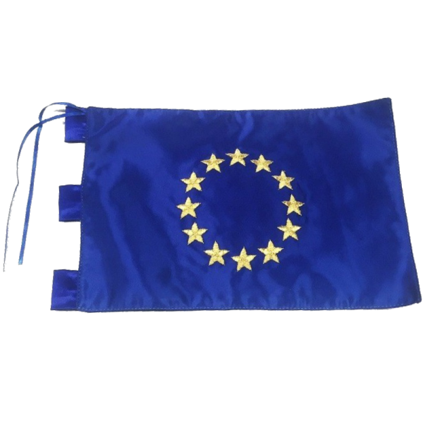 BANDERA EUROPEA (SOBREMESA) BORDADA