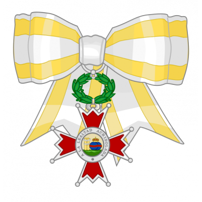 CRUZ DE PLATA LAZO DE DAMA ISABEL LA CATOLICA