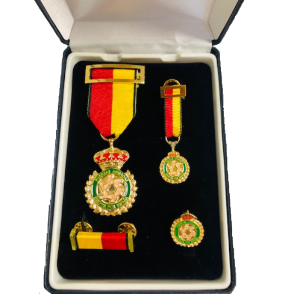 ESTUCHE CONJUNTO COMPLETO MEDALLA CONMEMORATIVA DE LA OPERACION BALMIS
